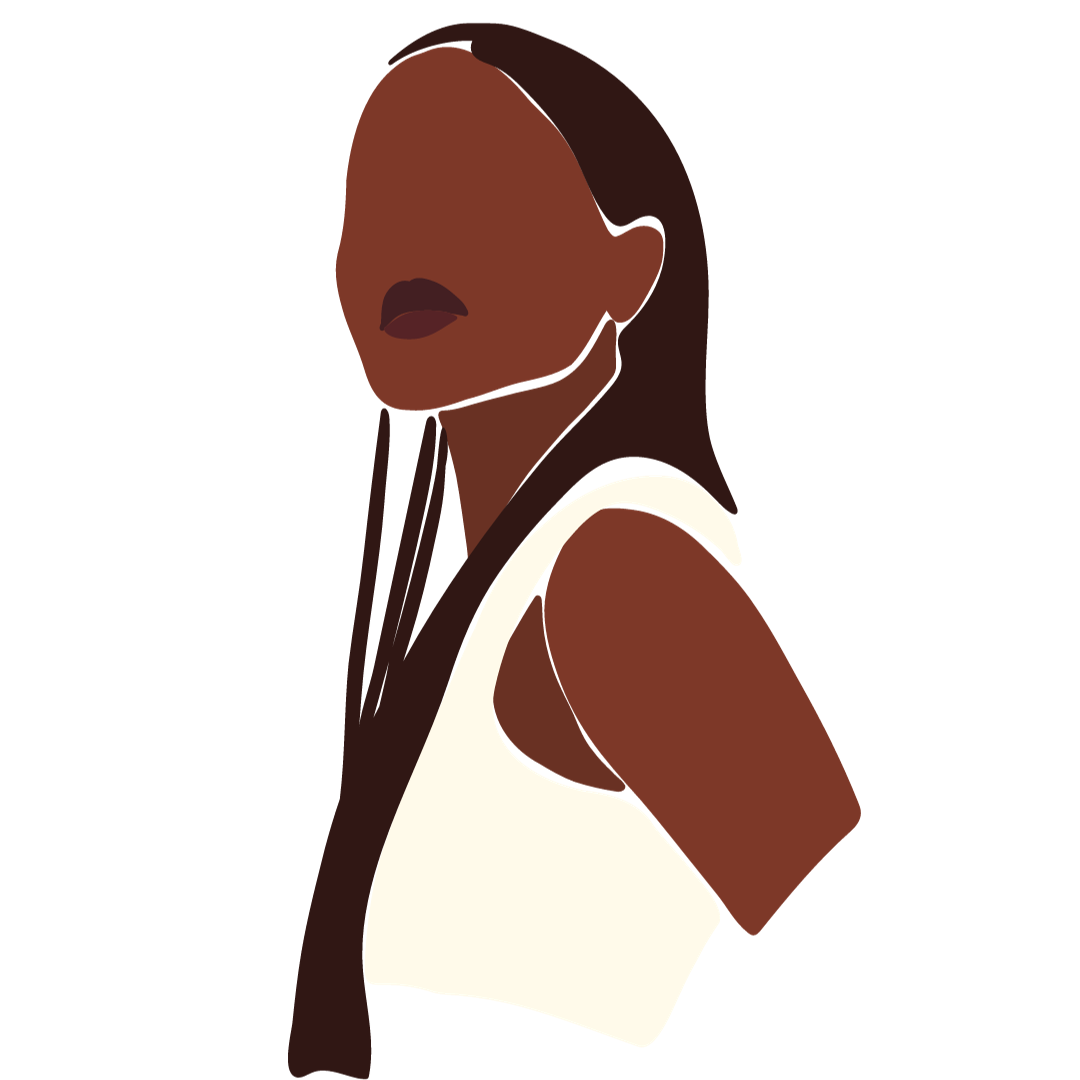 Black woman silhoutte